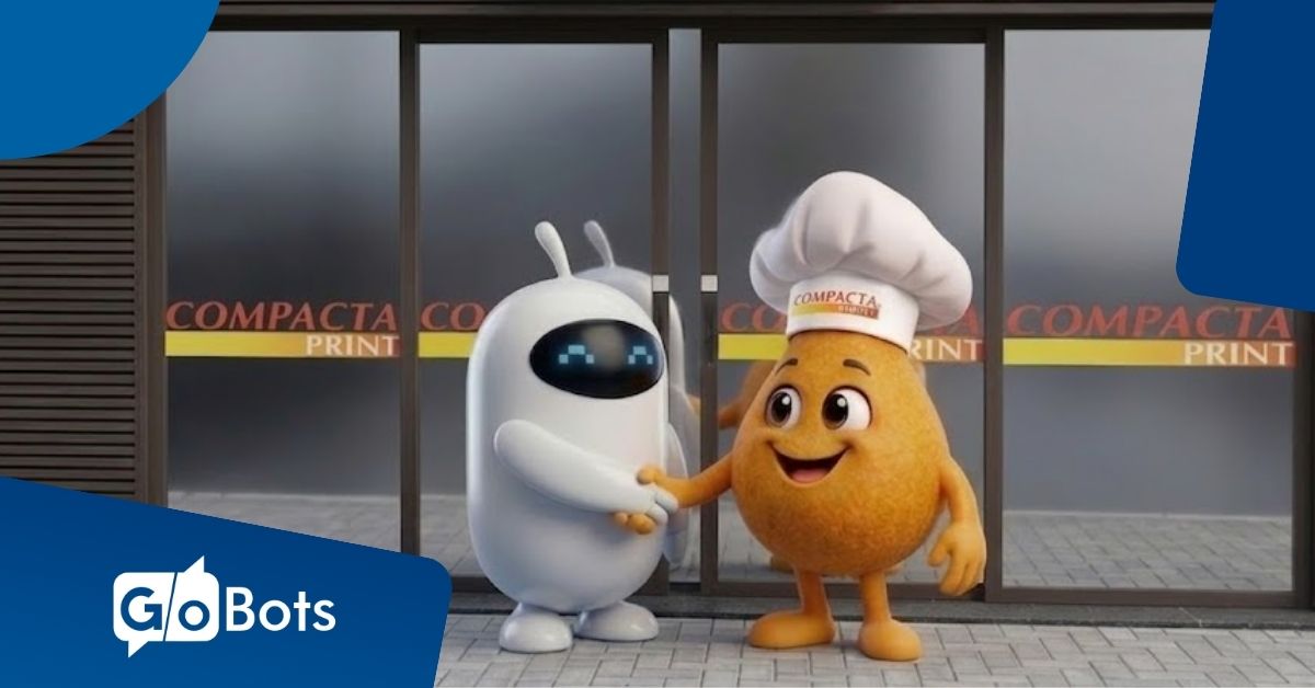 Como a Compacta Print conquistou 93% de taxa de resposta na Shopee com a GoBots